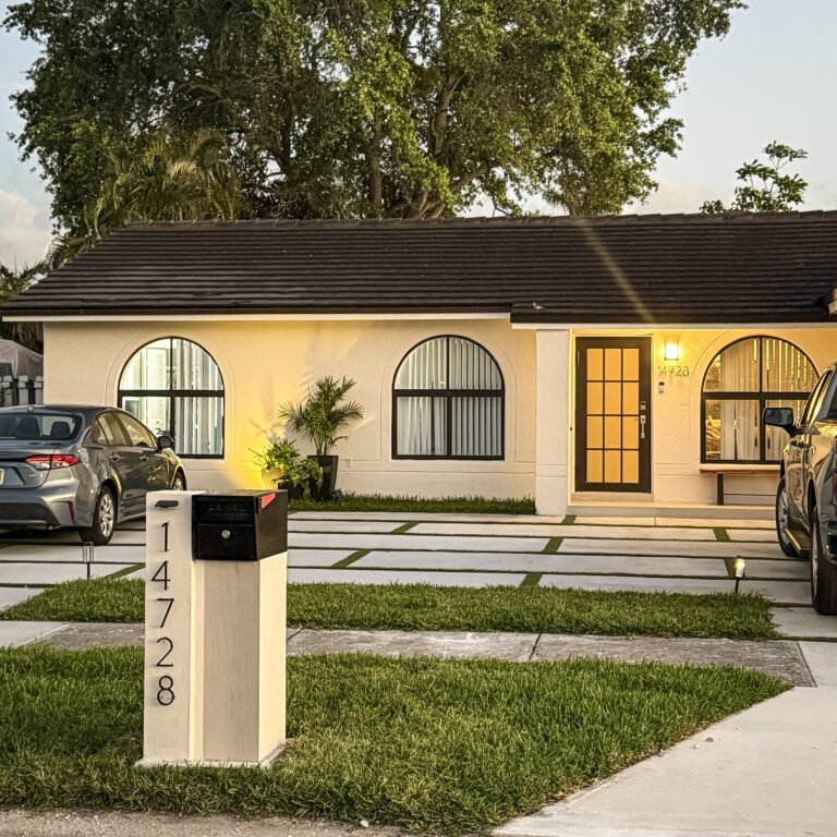 Final front facade renovation