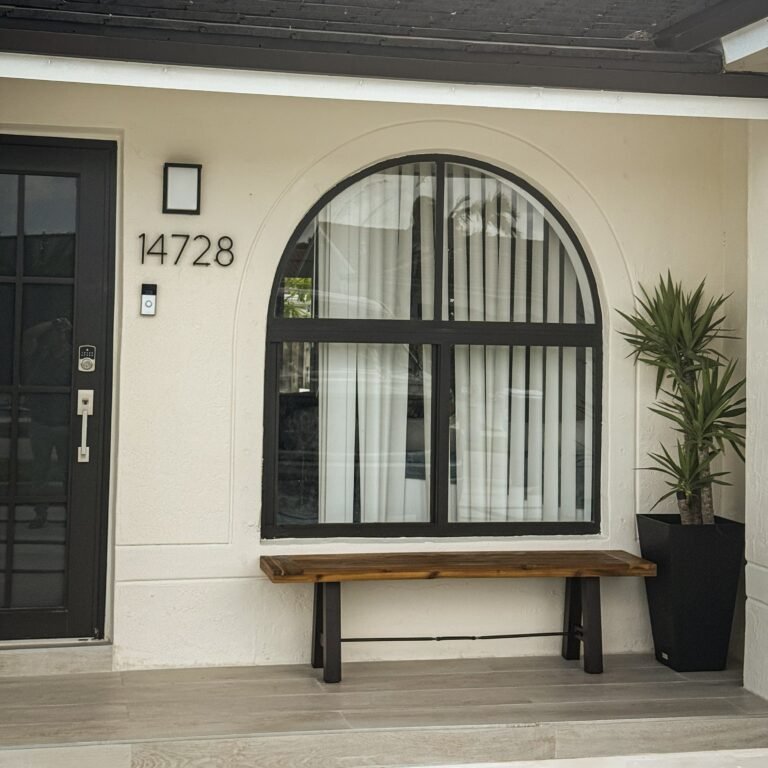 Final front facade renovation