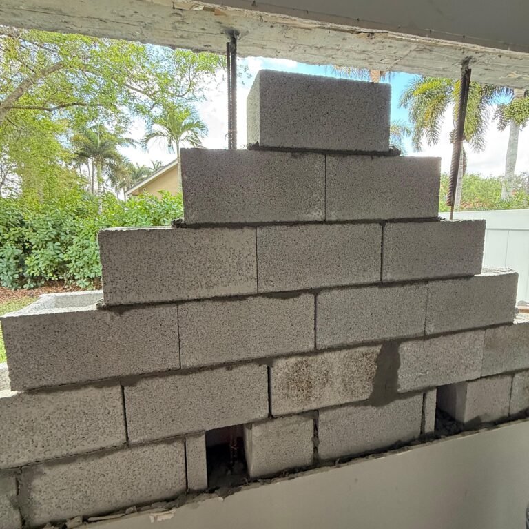 Closing existing opening – structural upgrade