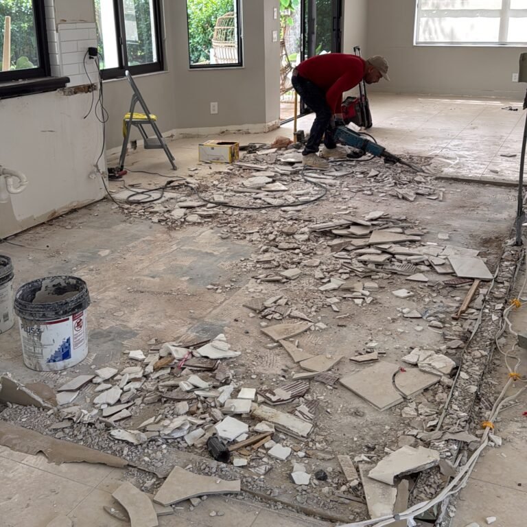 Interior demolition phase