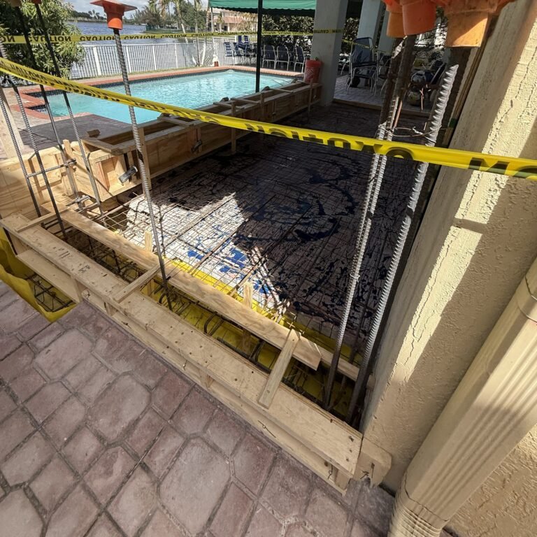 Formwork and reinforcement