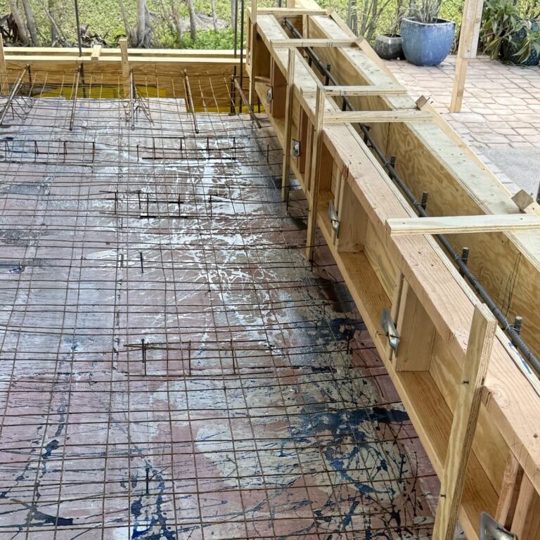 Slab reinforcement layout