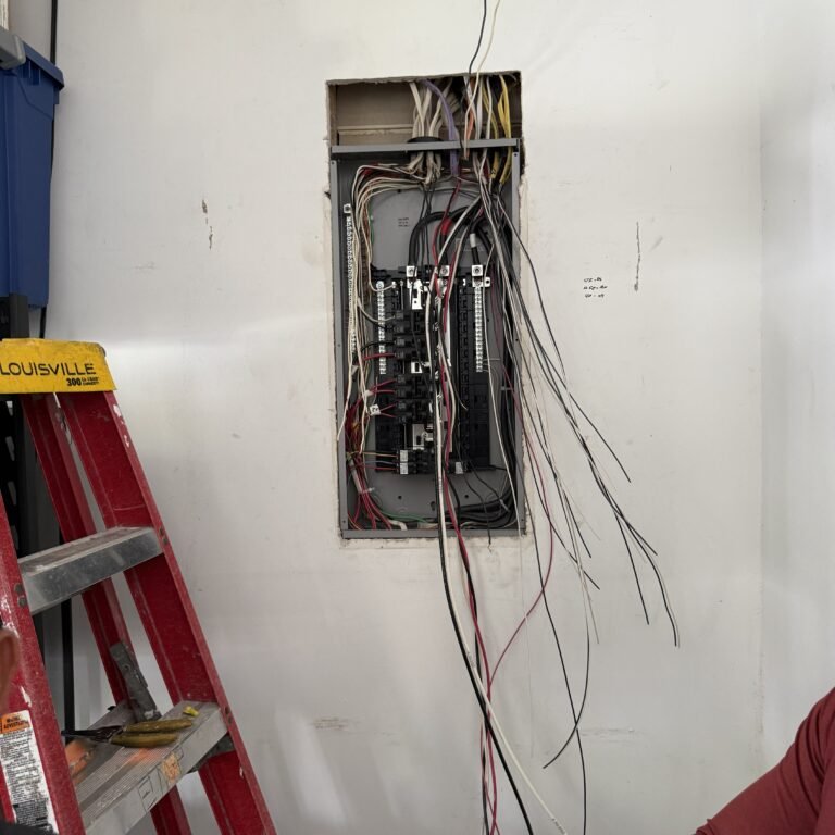 Electrical panel upgrade installation