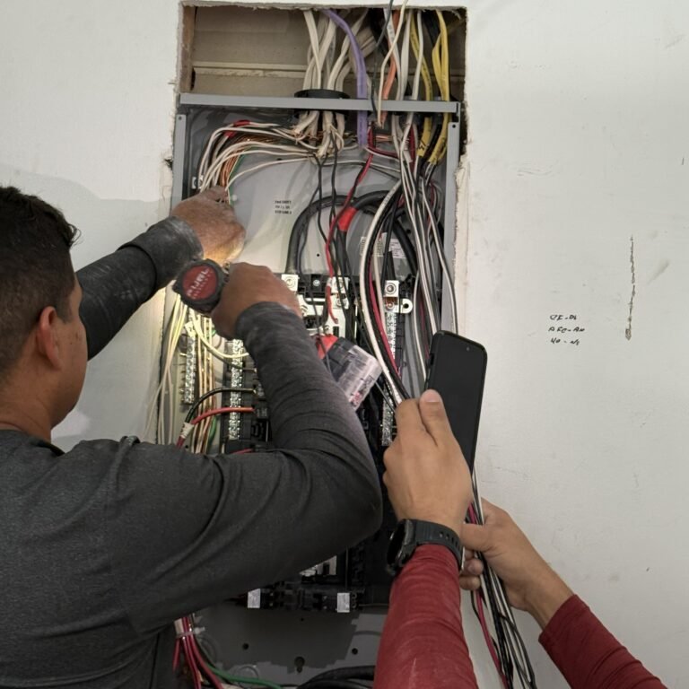 Full electrical service installation
