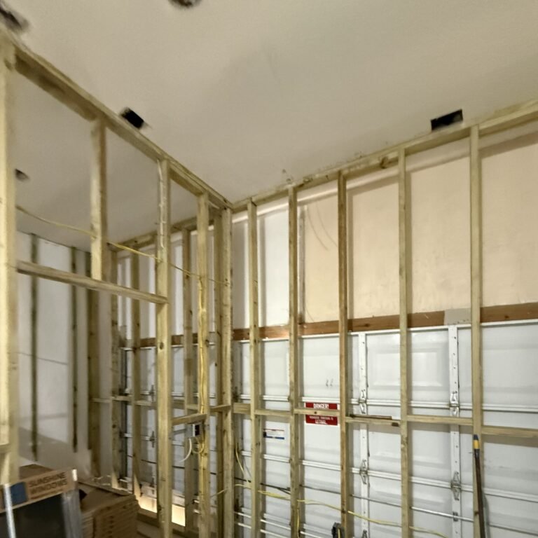 Interior framing installation