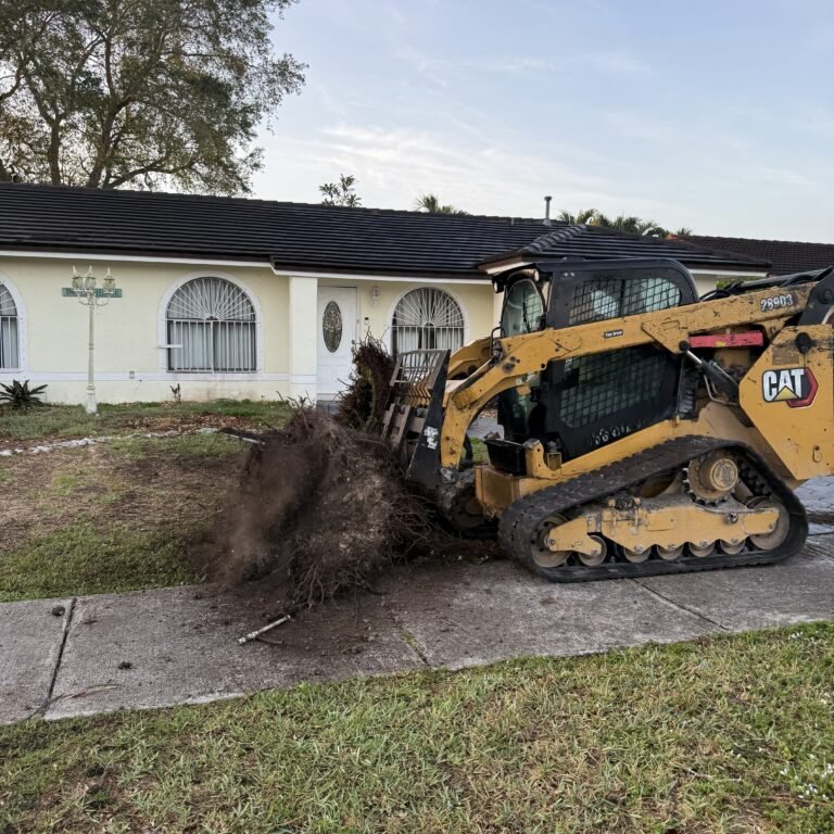 Site excavation and grading