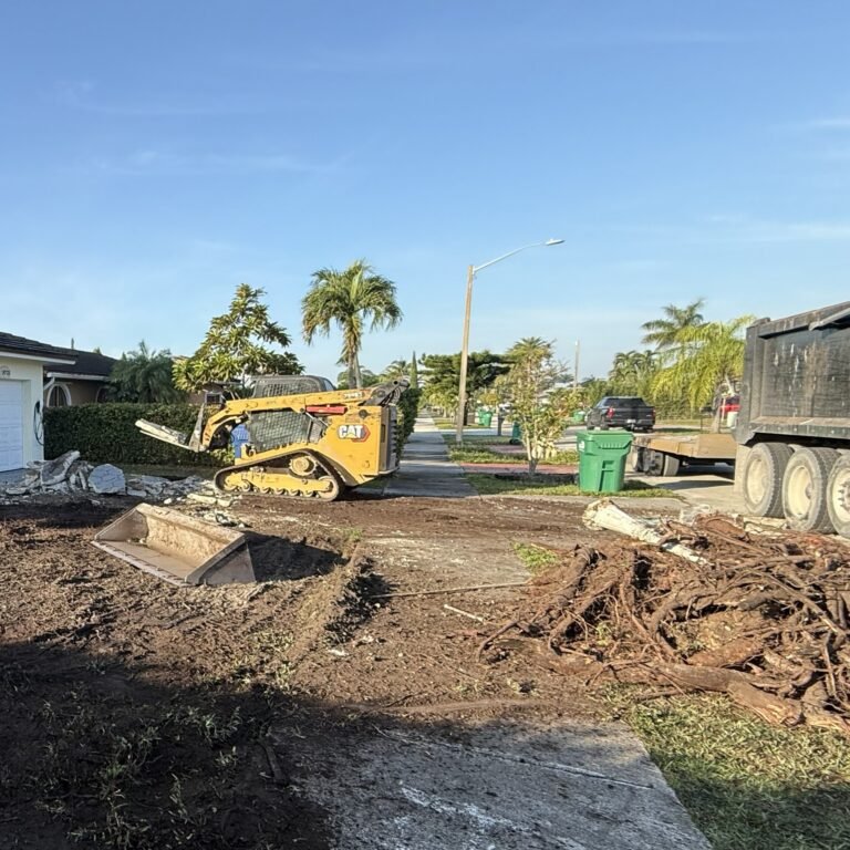 Driveway demolition