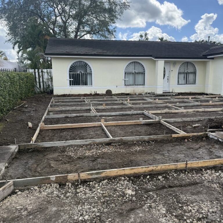 Formwork installation