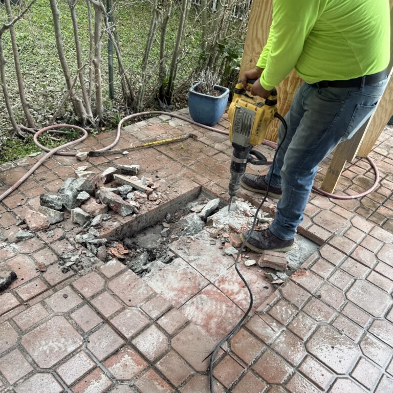 Surface removal detail