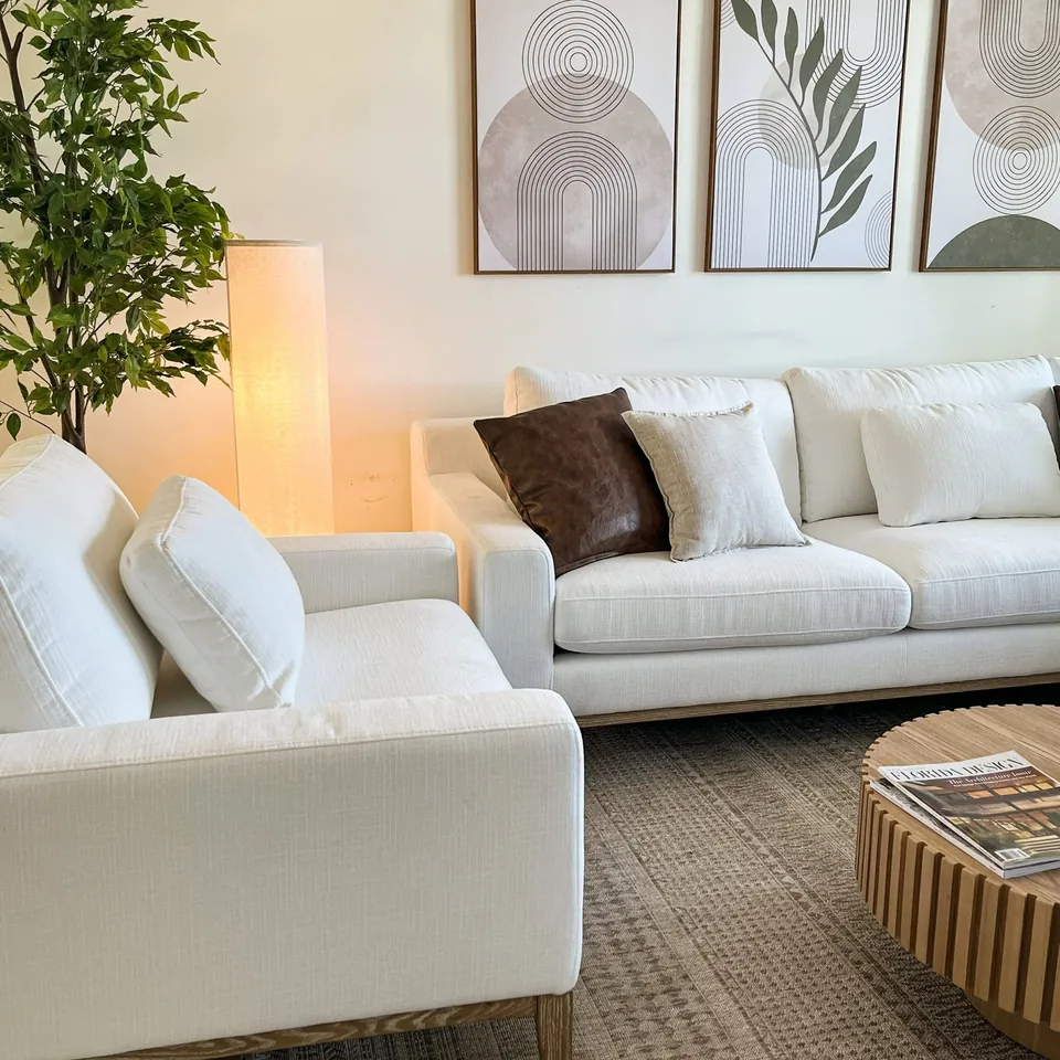 Boho Japandi Living Room